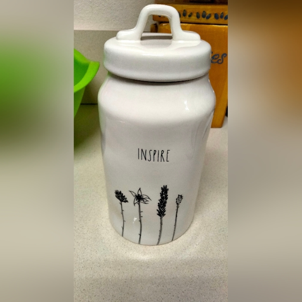 Rae Dunn Inspire Canister Food Storage Rare